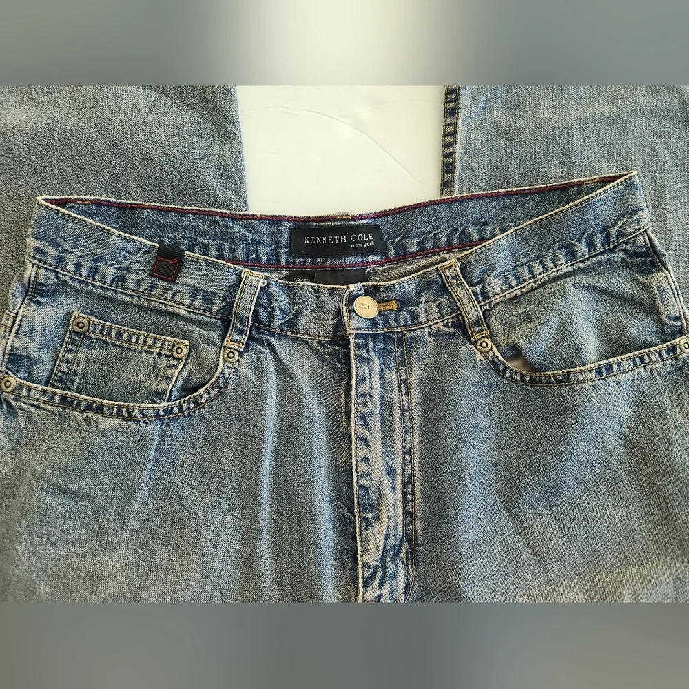 Kenneth Cole Men's Denim Blue Jeans Size W32 L30